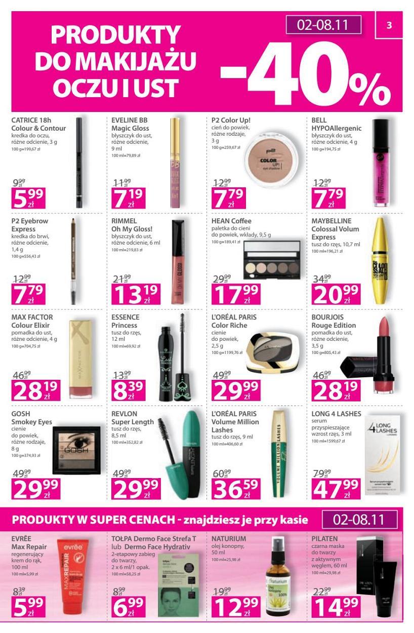 Gazetka promocyjna Hebe str. 3