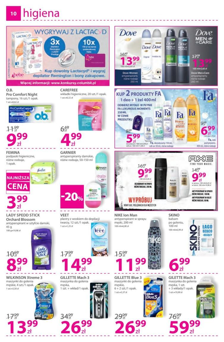 Gazetka promocyjna Hebe str. 10