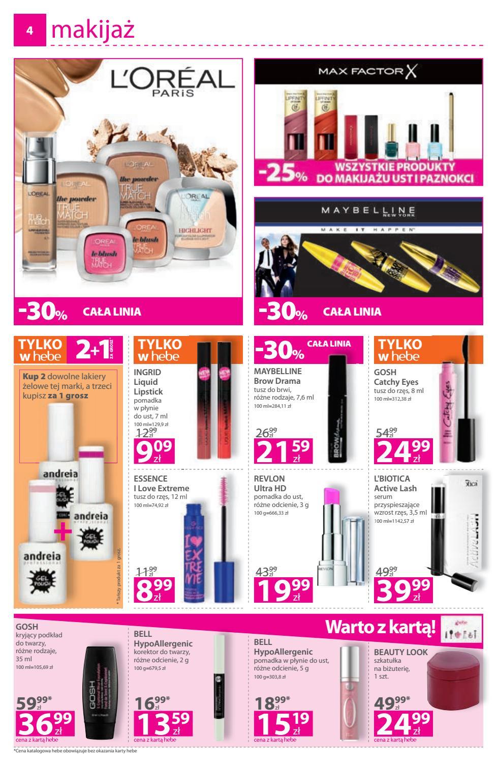 Gazetka promocyjna Hebe str. 4