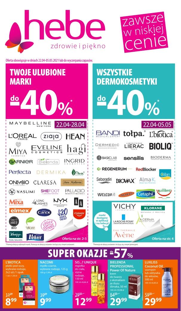 Gazetka promocyjna Hebe str. 1