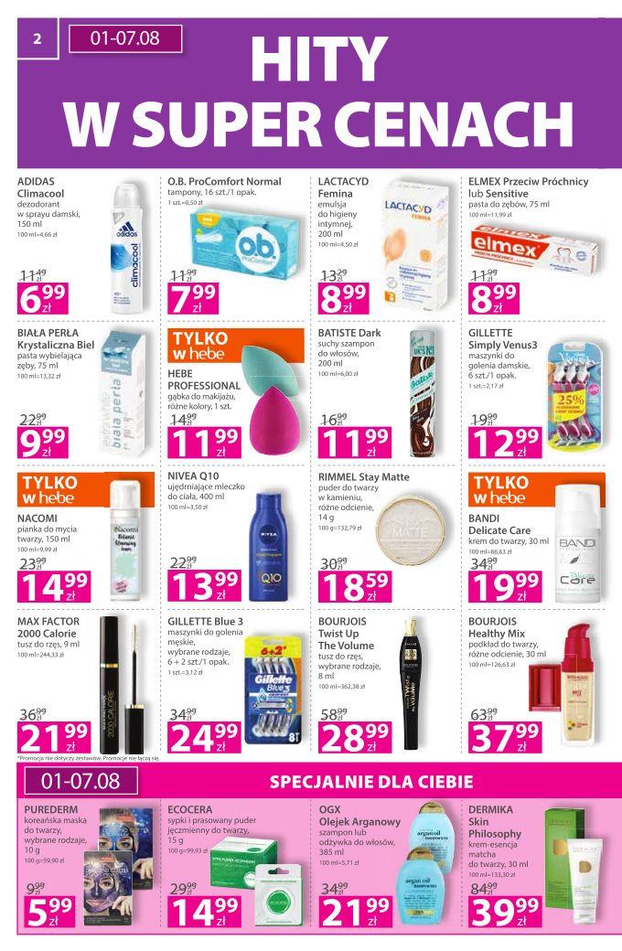 Gazetka promocyjna Hebe str. 2