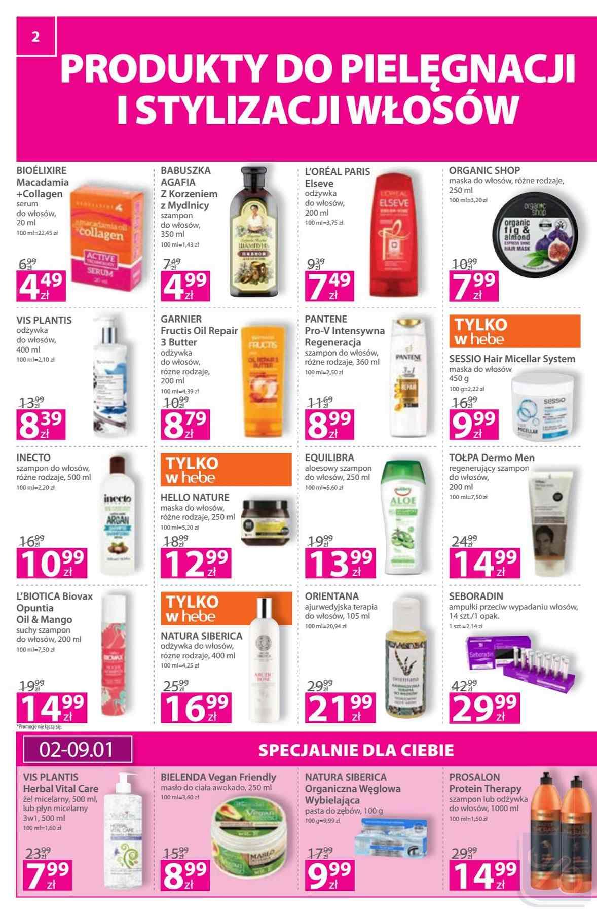 Gazetka promocyjna Hebe str. 2