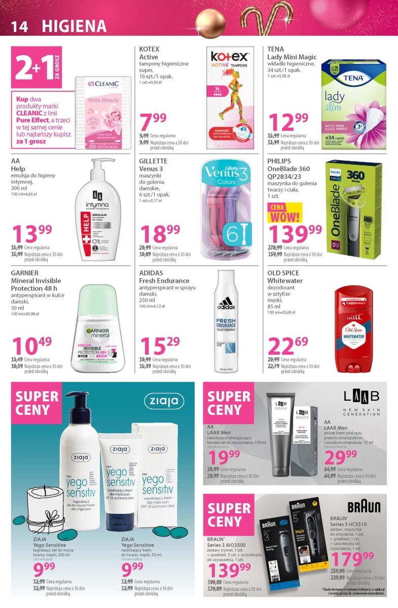 Gazetka promocyjna Hebe str. 14