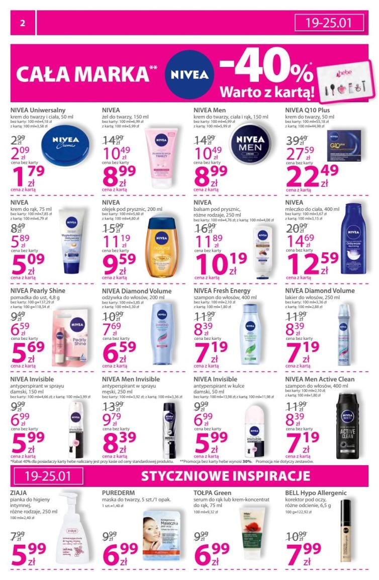 Gazetka promocyjna Hebe str. 2