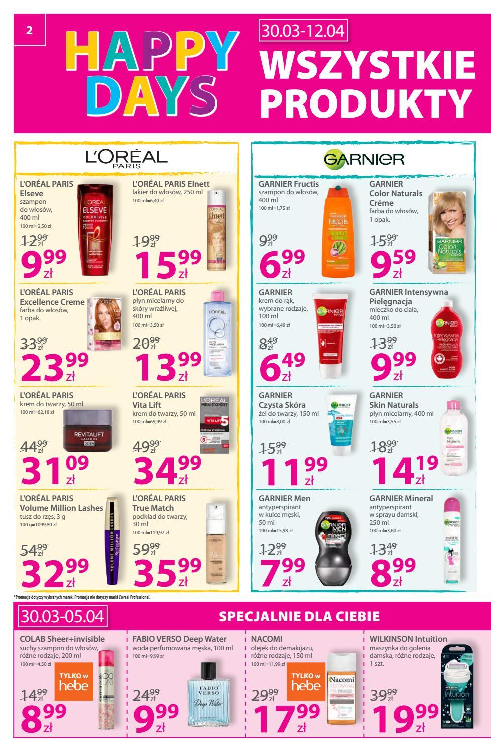 Gazetka promocyjna Hebe str. 2