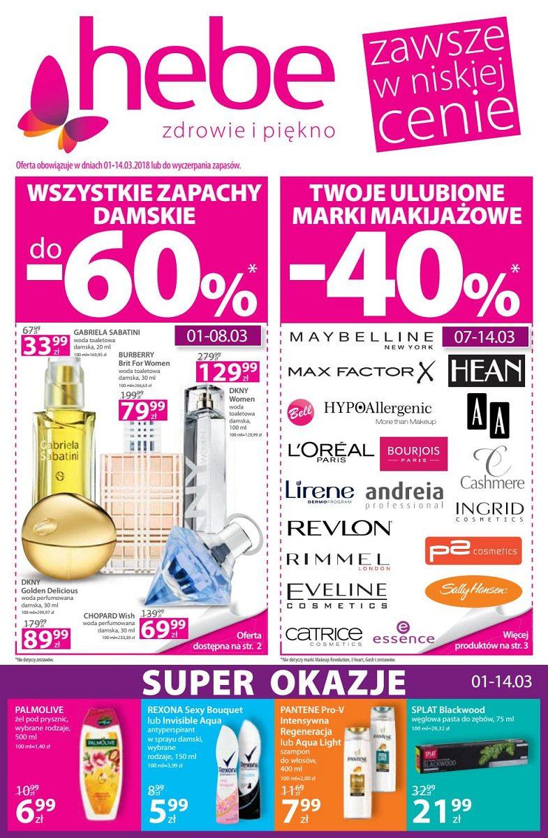 Gazetka promocyjna Hebe str. 1