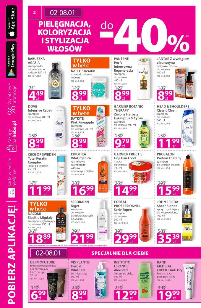 Gazetka promocyjna Hebe str. 2