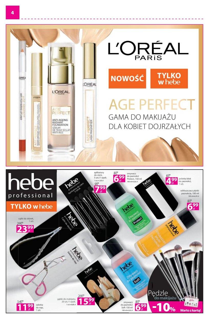 Gazetka promocyjna Hebe str. 4