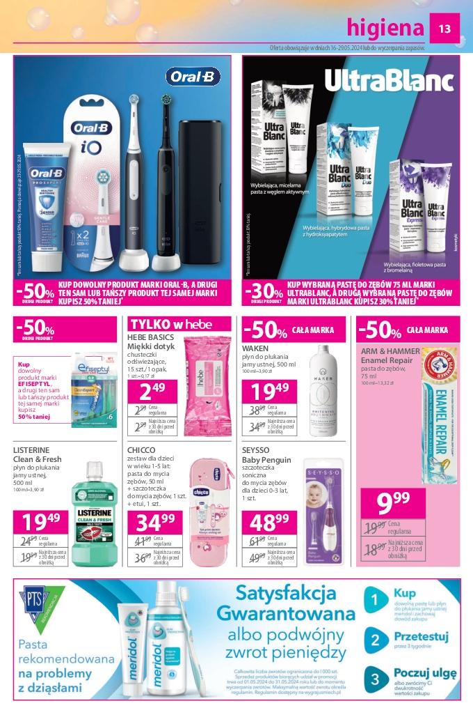 Gazetka promocyjna Hebe str. 13