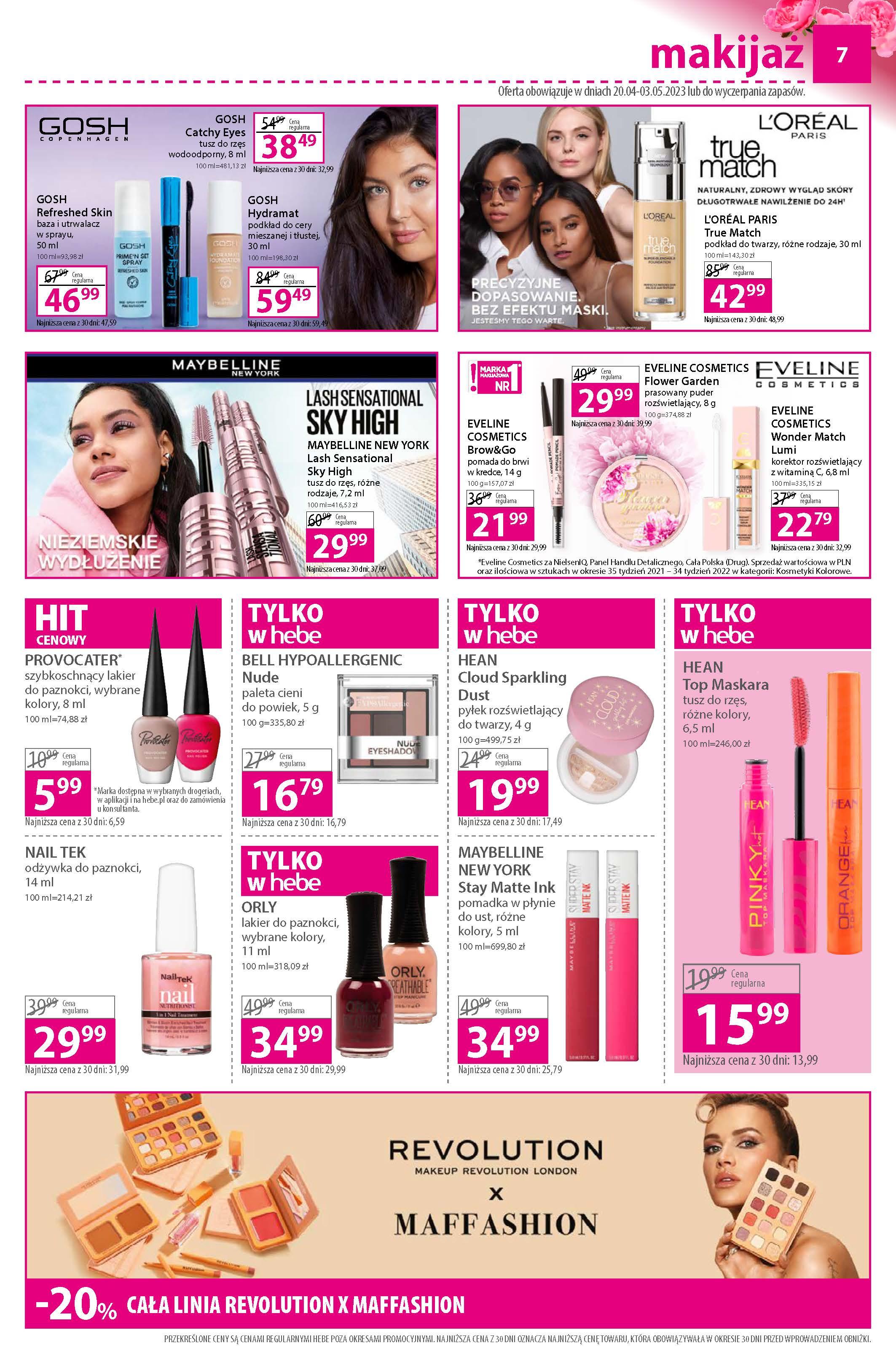 Gazetka promocyjna Hebe str. 7