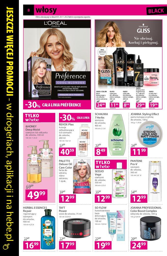 Gazetka promocyjna Hebe str. 8