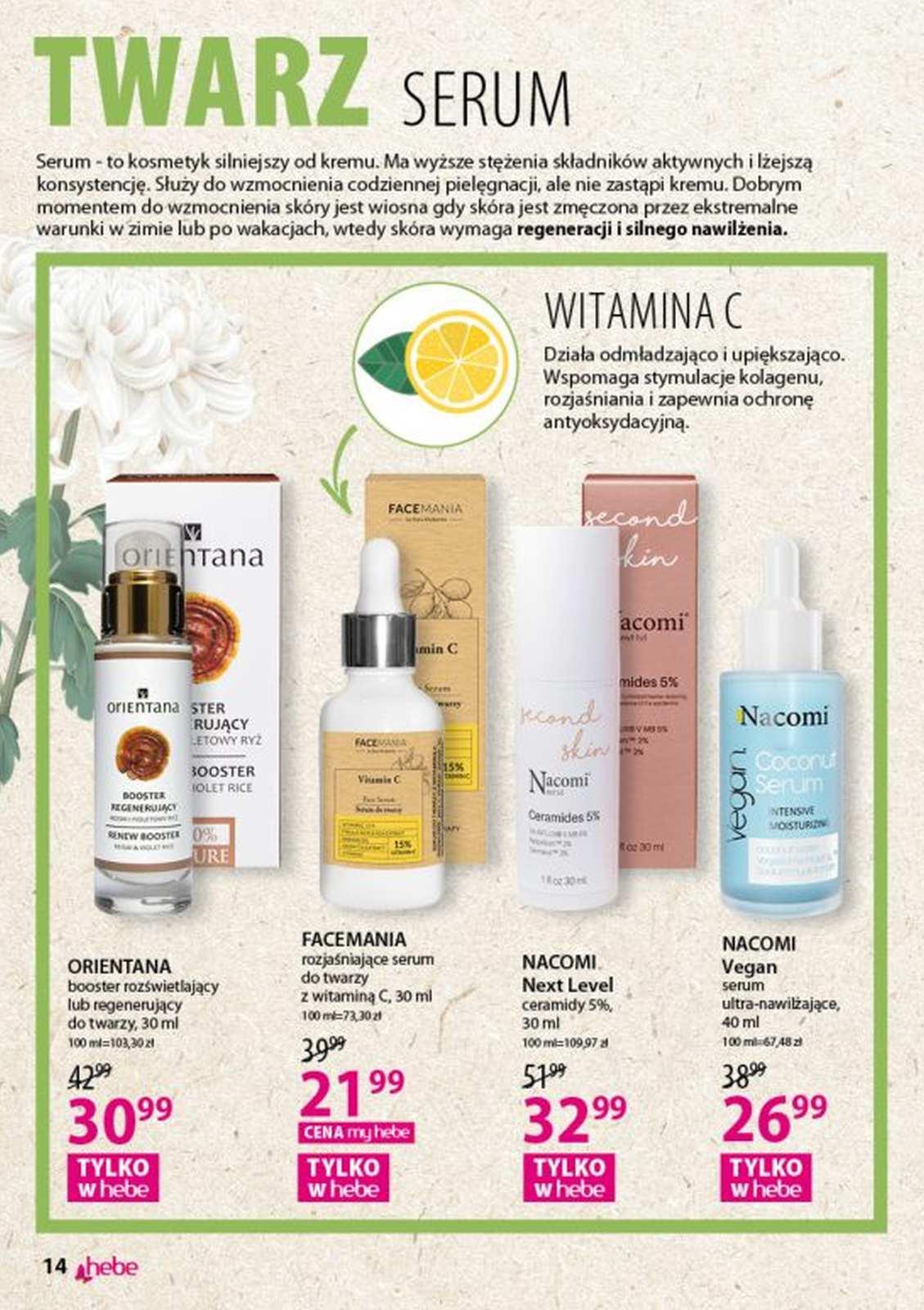 Gazetka promocyjna Hebe str. 14