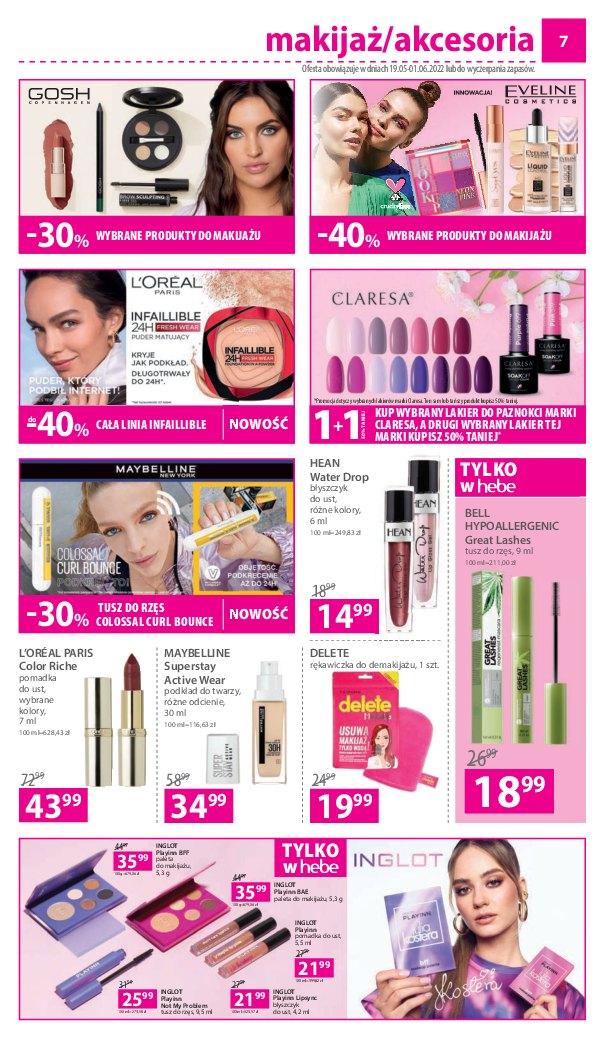 Gazetka promocyjna Hebe str. 7