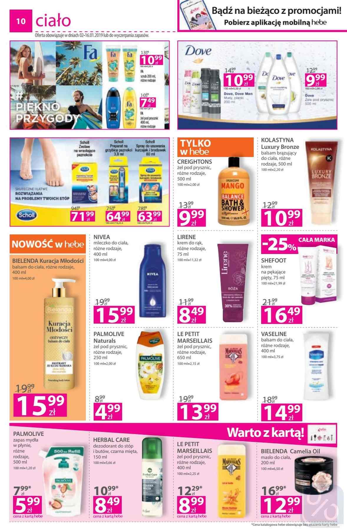 Gazetka promocyjna Hebe str. 10