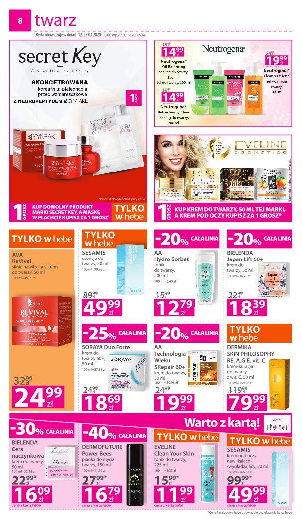 Gazetka promocyjna Hebe str. 8