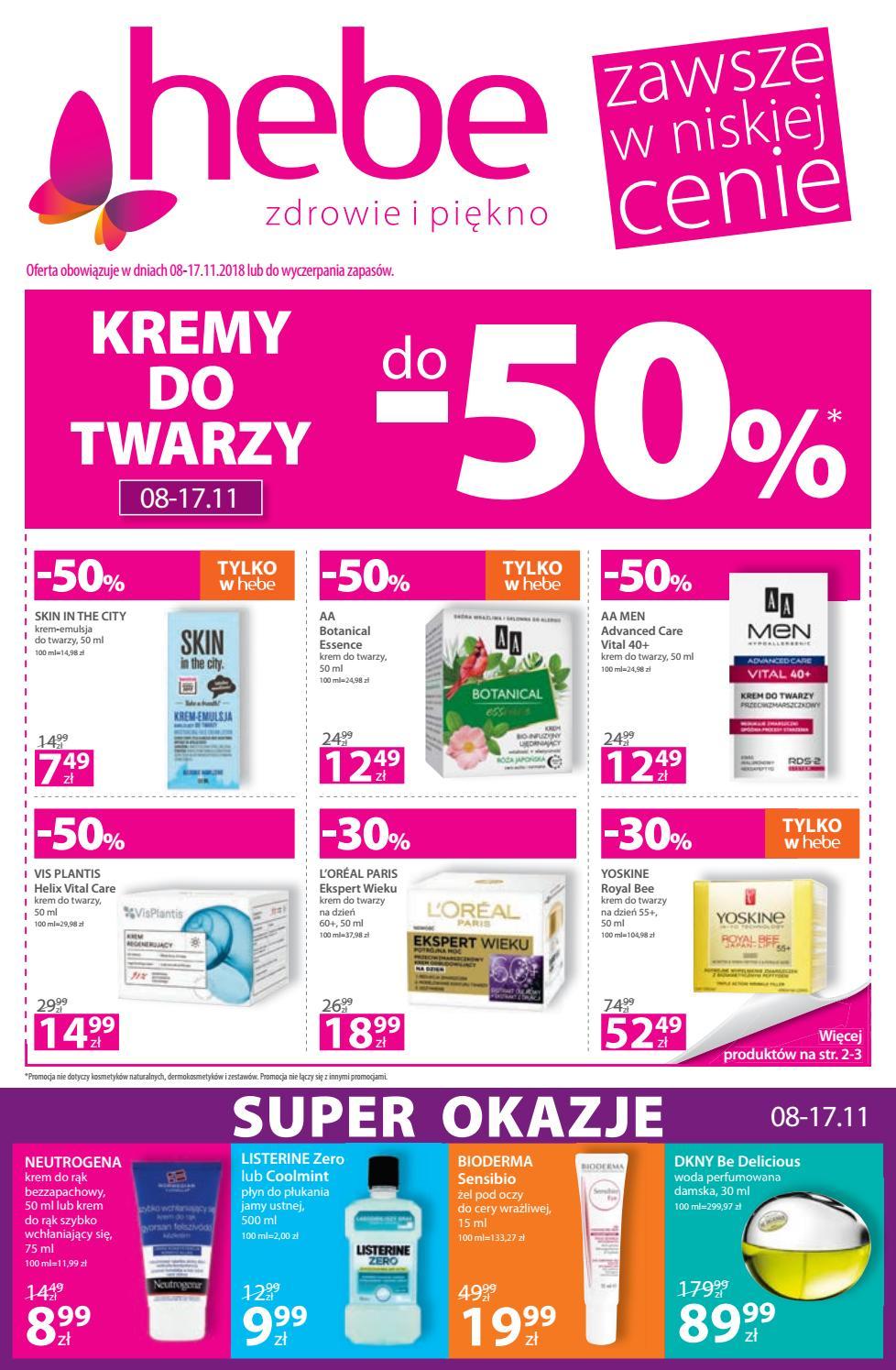 Gazetka promocyjna Hebe str. 1