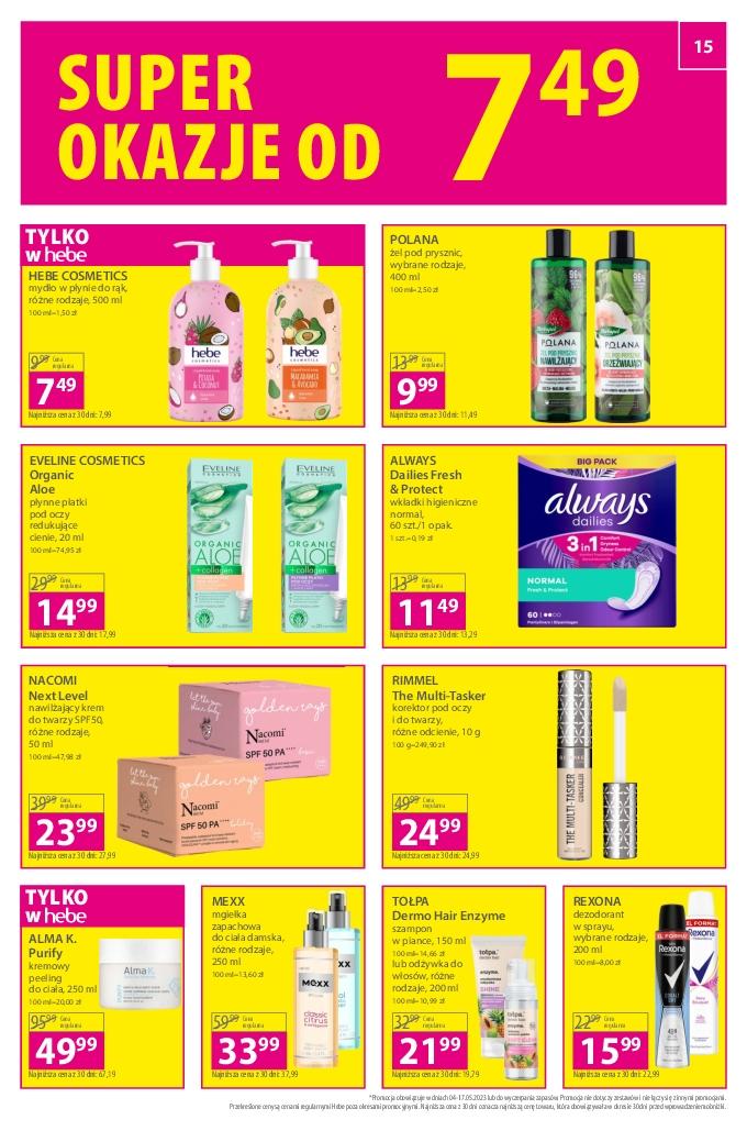 Gazetka promocyjna Hebe str. 15