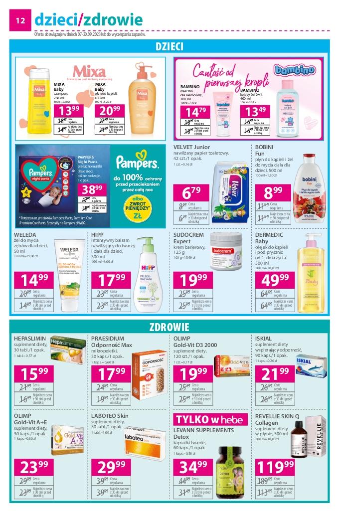 Gazetka promocyjna Hebe str. 12