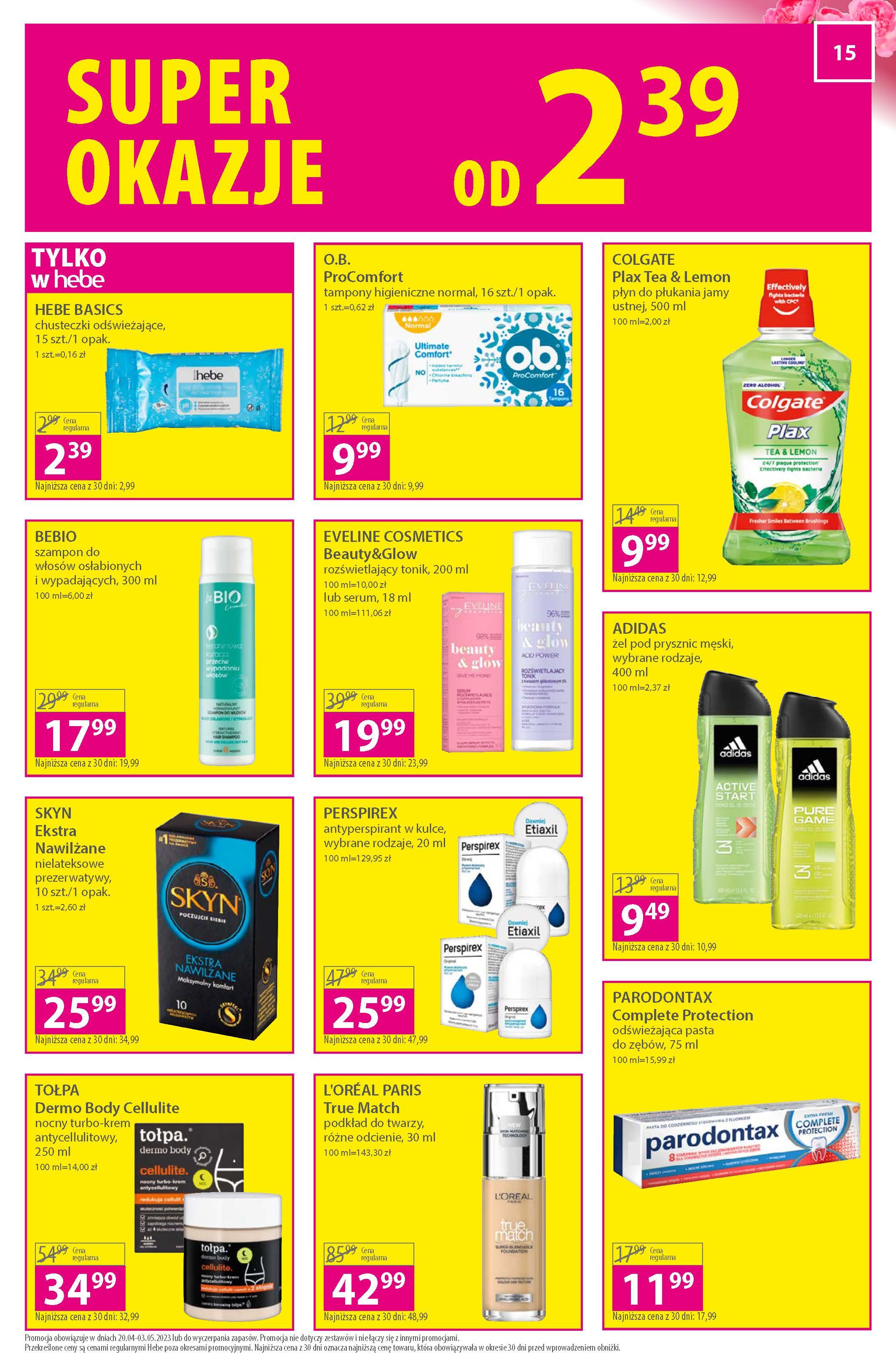 Gazetka promocyjna Hebe str. 15