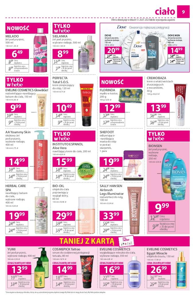 Gazetka promocyjna Hebe str. 9