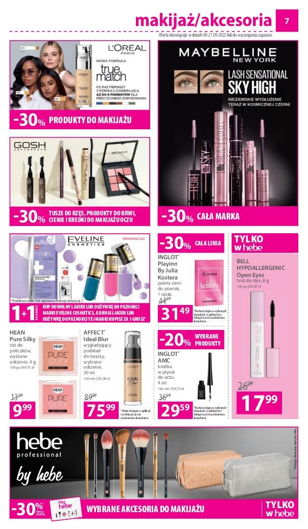 Gazetka promocyjna Hebe str. 7