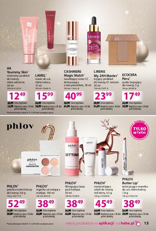 Gazetka promocyjna Hebe str. 13