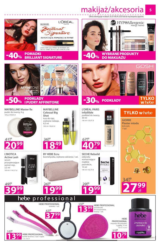 Gazetka promocyjna Hebe str. 5