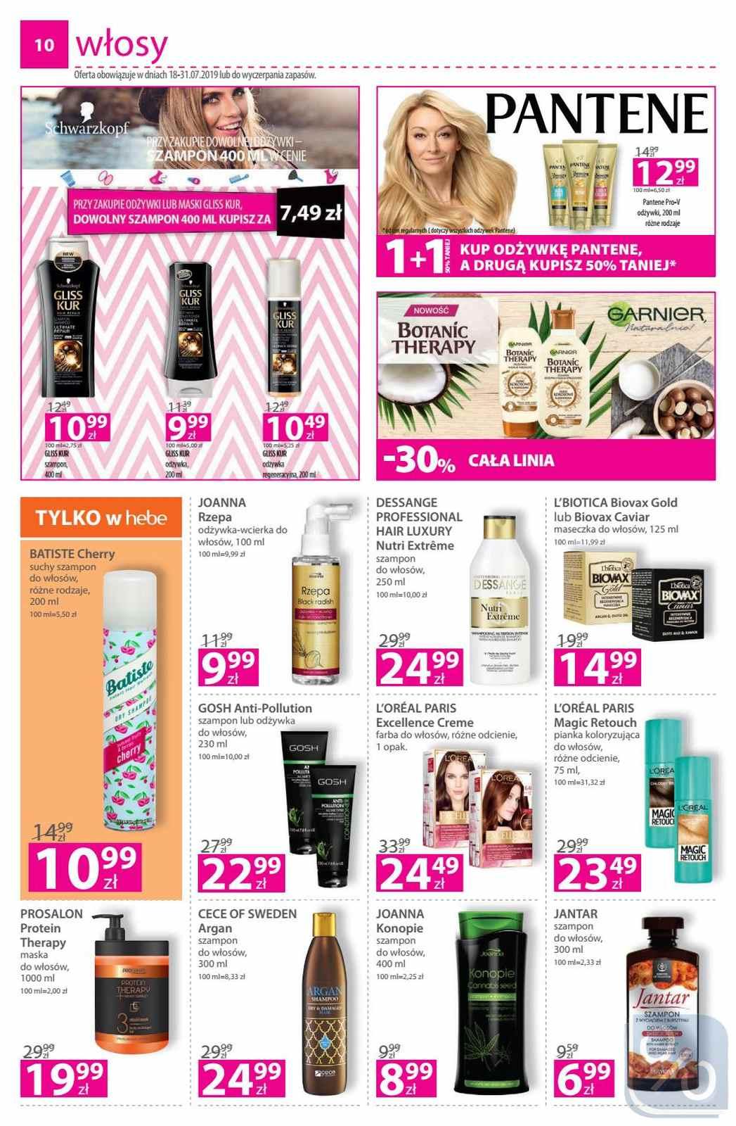 Gazetka promocyjna Hebe str. 10