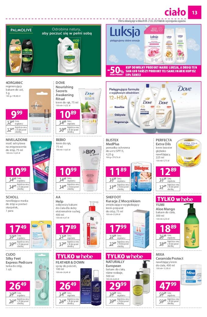 Gazetka promocyjna Hebe str. 13