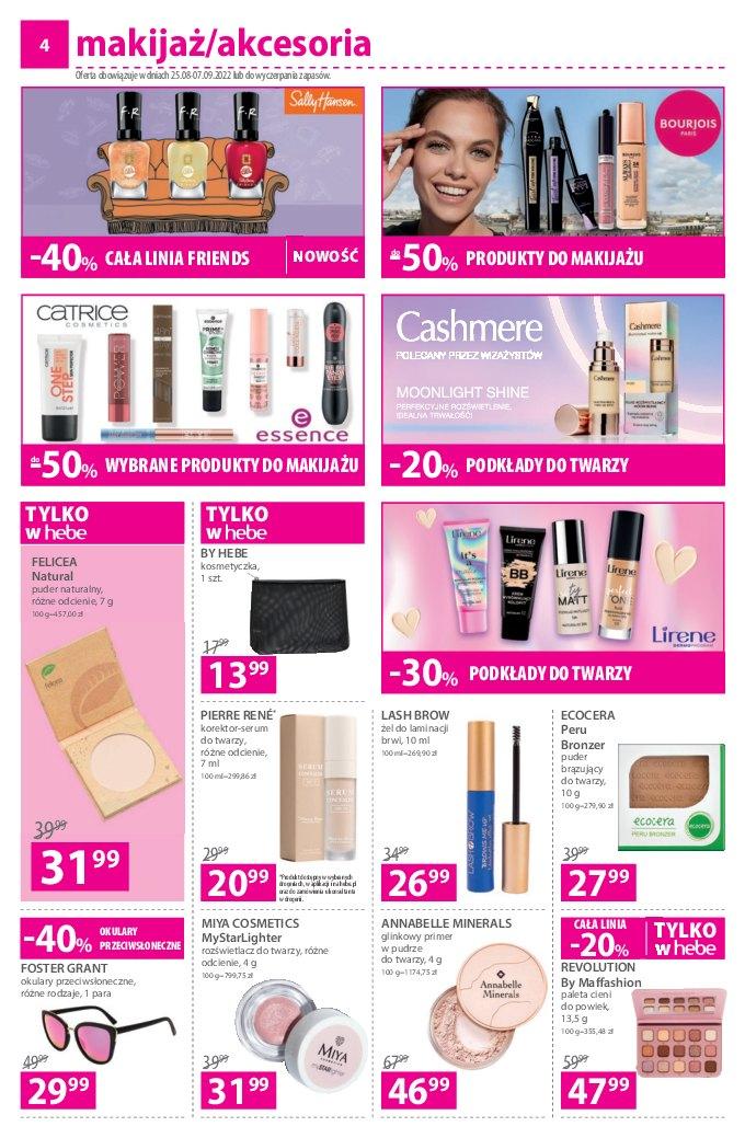 Gazetka promocyjna Hebe str. 4