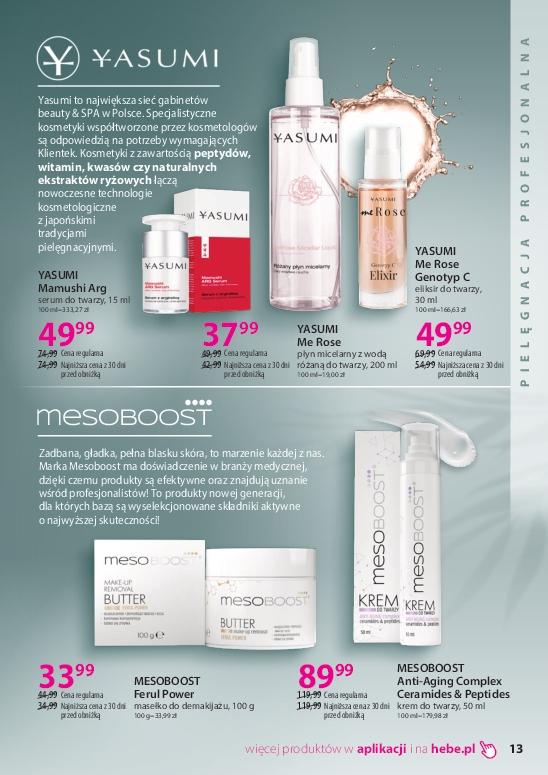 Gazetka promocyjna Hebe str. 13