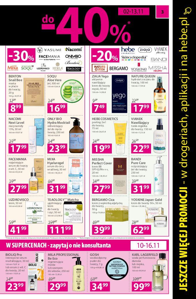 Gazetka promocyjna Hebe str. 3