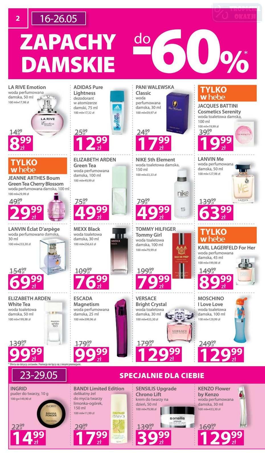 Gazetka promocyjna Hebe str. 2