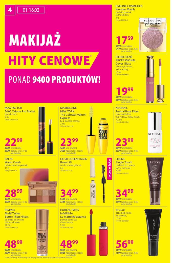 Gazetka promocyjna Hebe str. 4