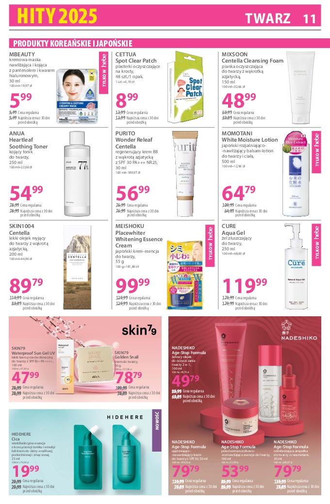 Gazetka promocyjna Hebe str. 11