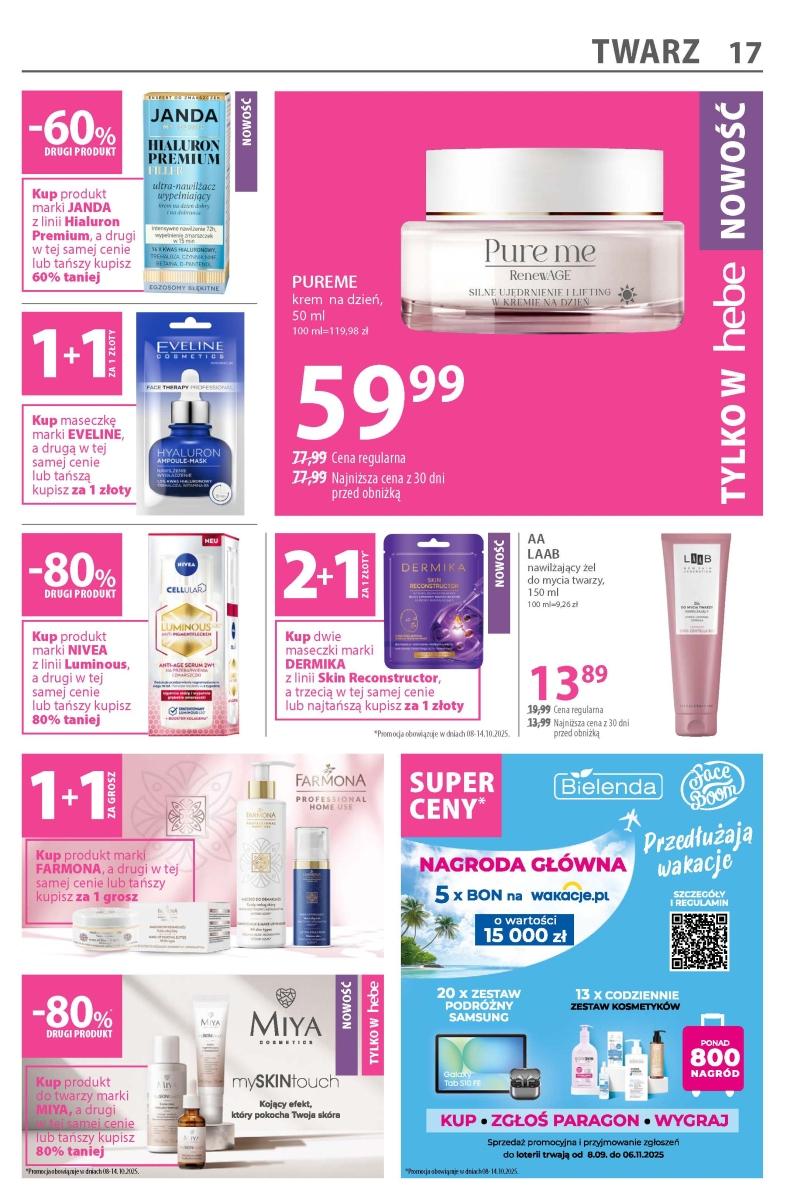 Gazetka promocyjna Hebe str. 17