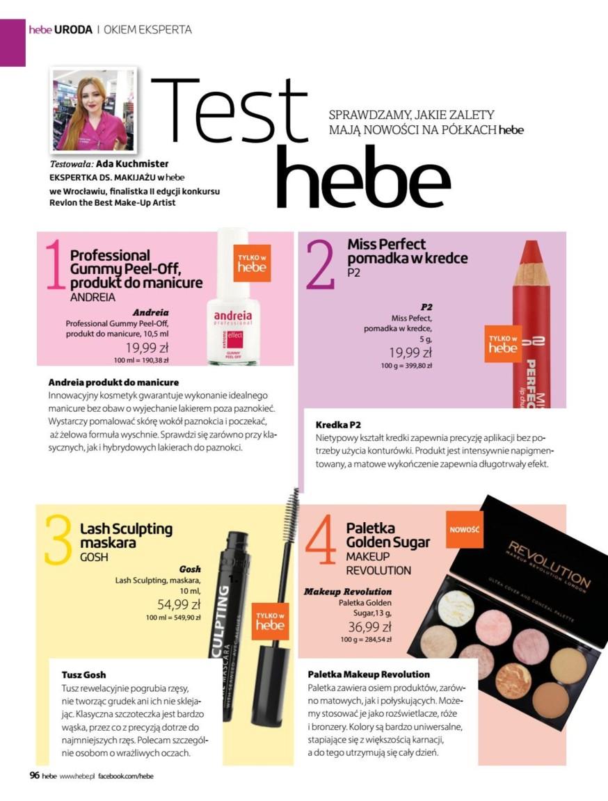 Gazetka promocyjna Hebe str. 96