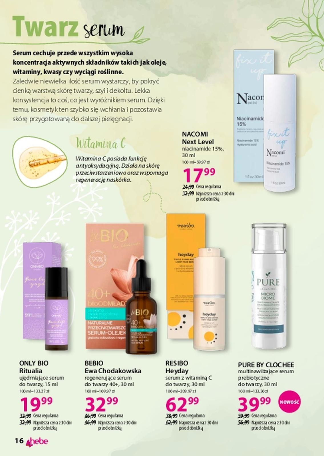 Gazetka promocyjna Hebe str. 16