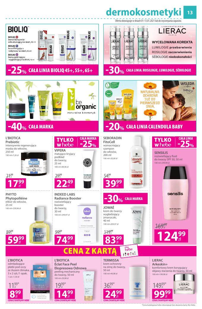 Gazetka promocyjna Hebe str. 13