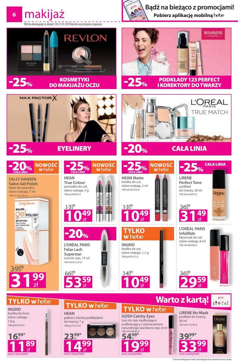 Gazetka promocyjna Hebe str. 6