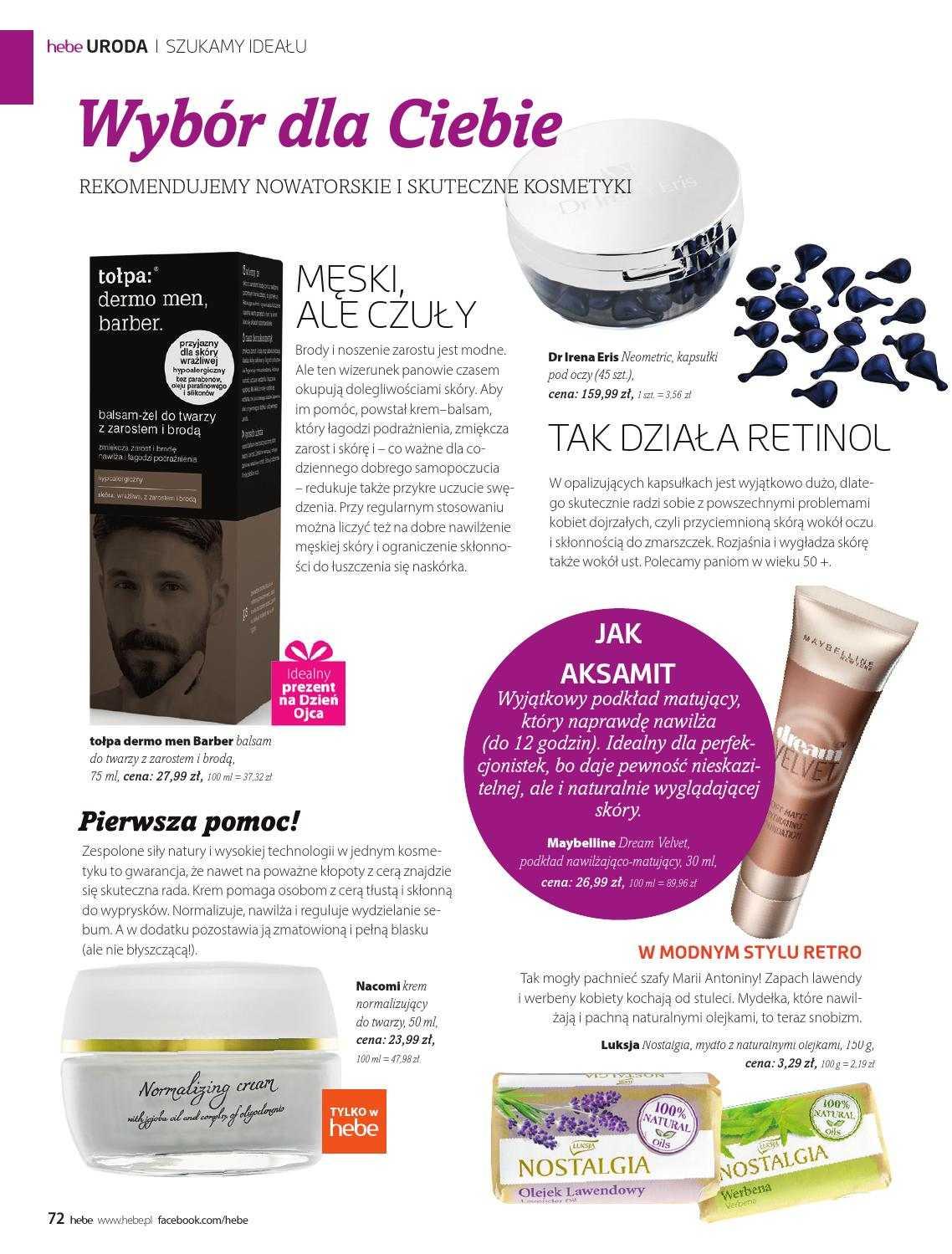 Gazetka promocyjna Hebe str. 72