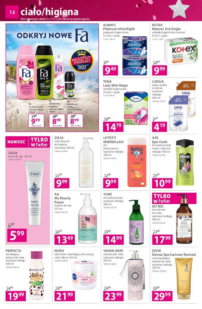 Gazetka promocyjna Hebe str. 12