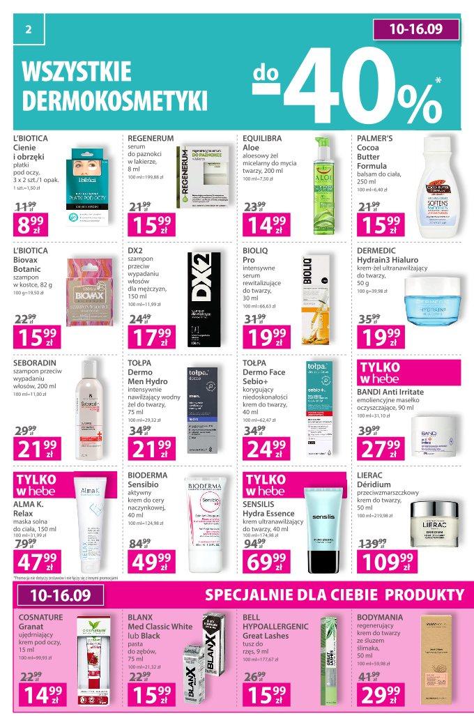 Gazetka promocyjna Hebe str. 2