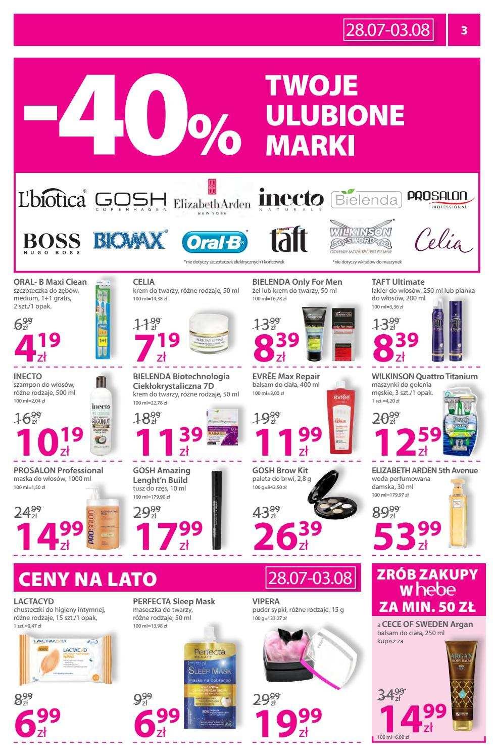 Gazetka promocyjna Hebe str. 3