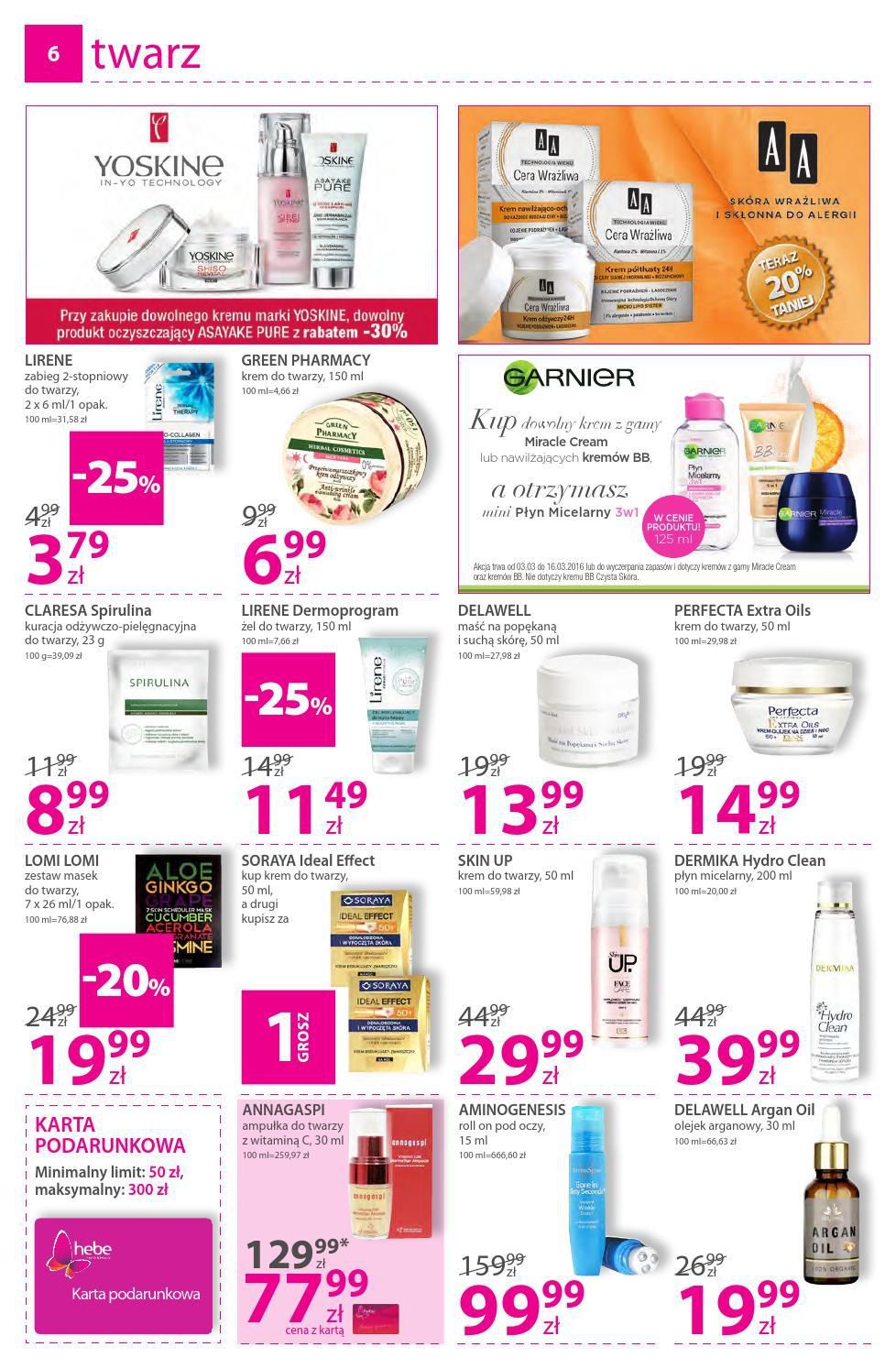 Gazetka promocyjna Hebe str. 6