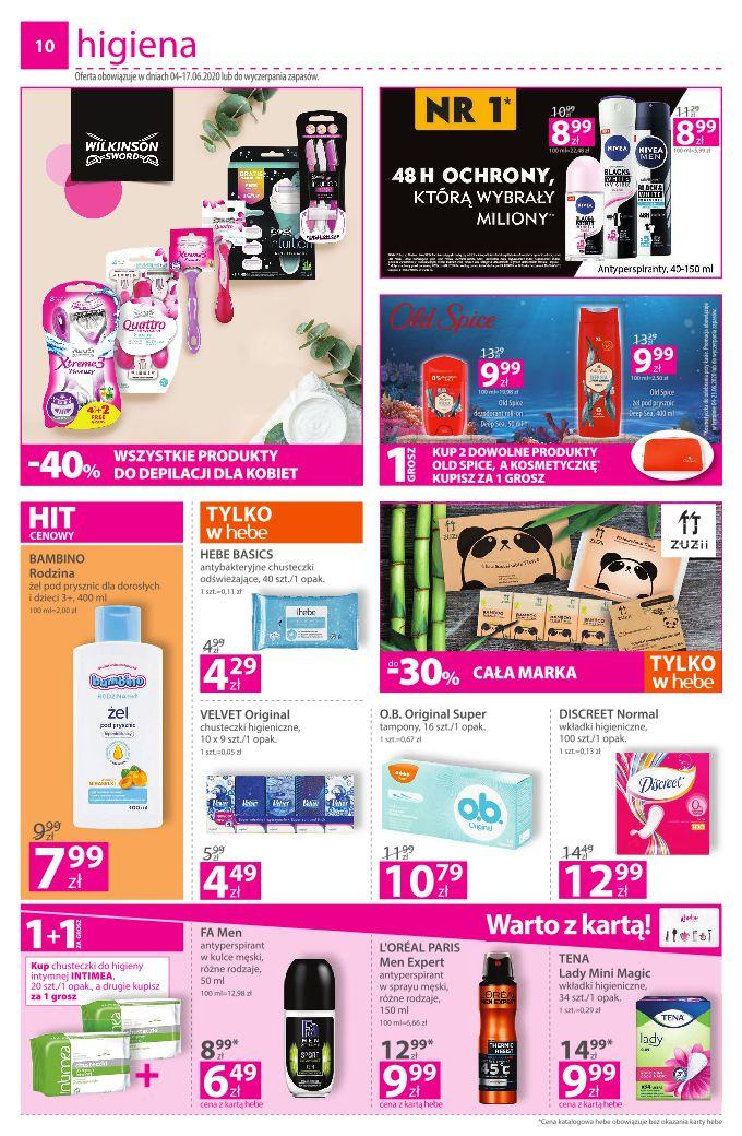 Gazetka promocyjna Hebe str. 10