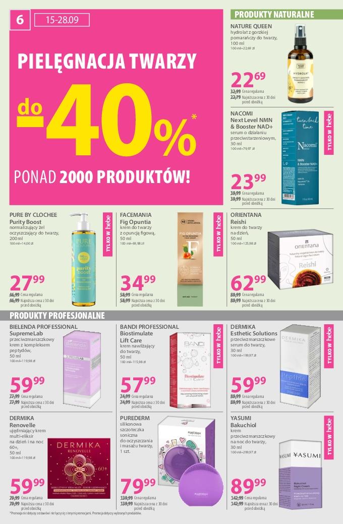 Gazetka promocyjna Hebe str. 6