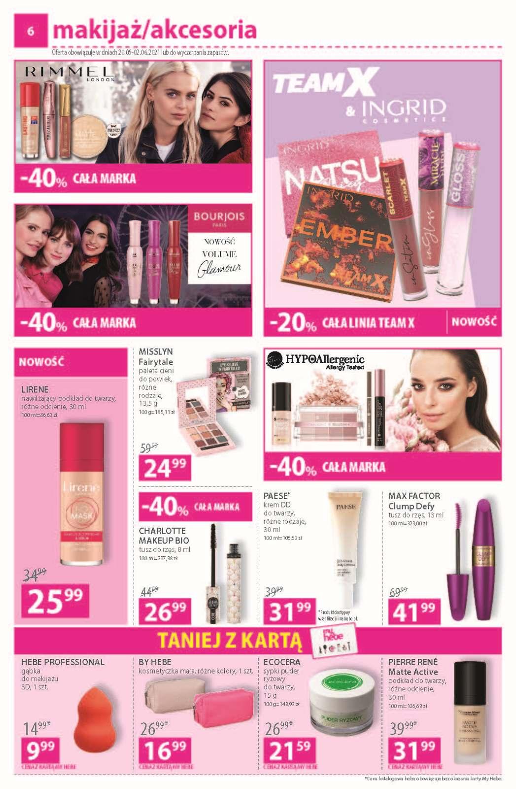 Gazetka promocyjna Hebe str. 6