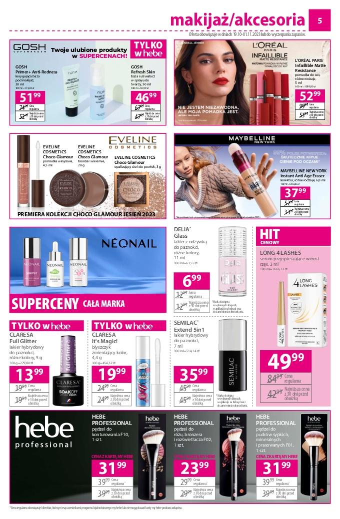Gazetka promocyjna Hebe str. 5