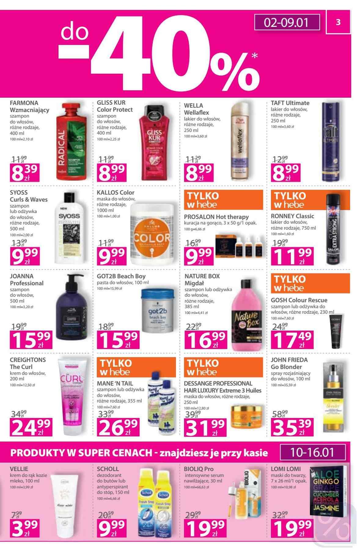 Gazetka promocyjna Hebe str. 3